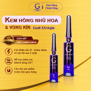 [CHÍNH HÃNG] Kem Hồng Nhũ Hoa - Kem Vùng Kín - Kem Nách Bẹn Mông Gcell XXvirgin (size: 5g,10g,20g)