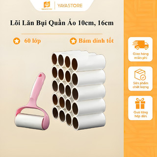  Cây lăn bụi quần áo chăn màn lông chó mèo 16cm sử dụng lõi giấy dạng con lăn bụi dùng để lăn dính 