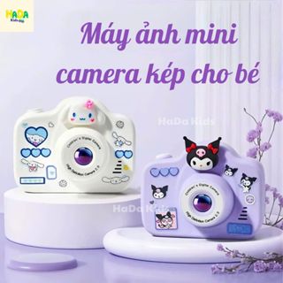 Máy Ảnh trẻ em kỹ thuật số Mini Camera kép 2000W Pixel độ phân giải cao Kuromi Cinnamoroll Melody HaDa Kids 