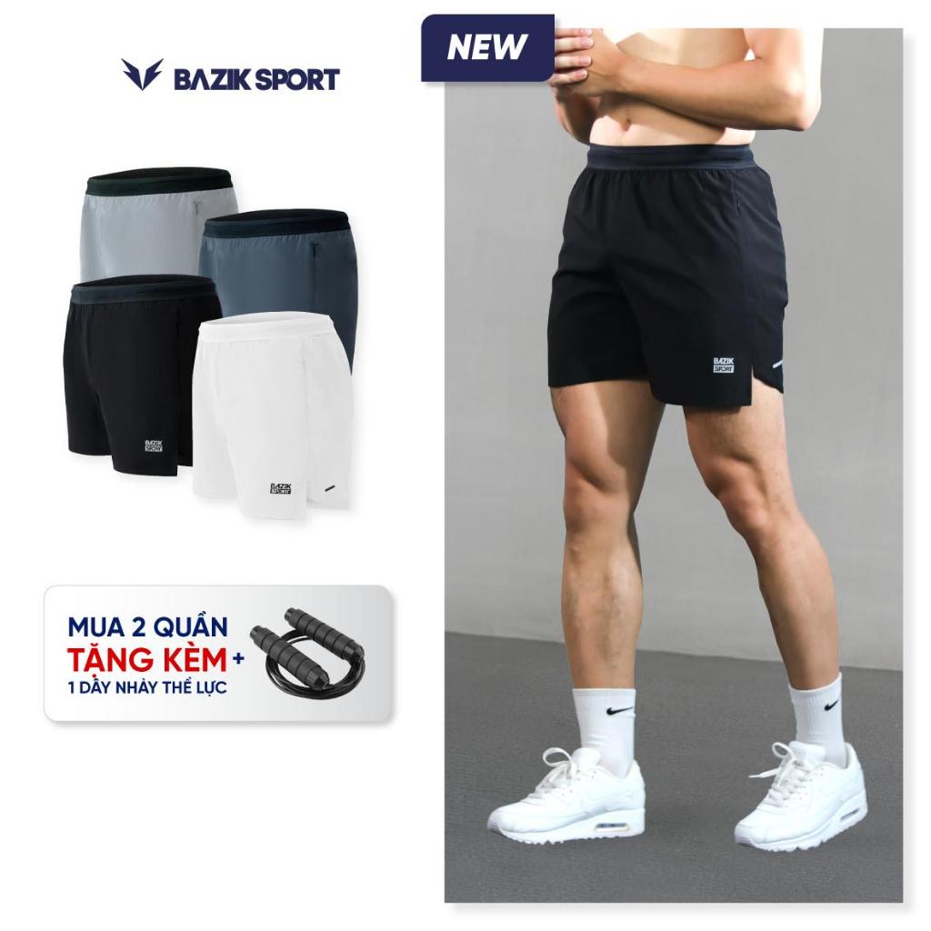 Quần Short Thể Thao Nam BAZIK 6 INCH Cạp Chun Thoáng Khí, Thoải mái Chạy bộ, Tập Gym
