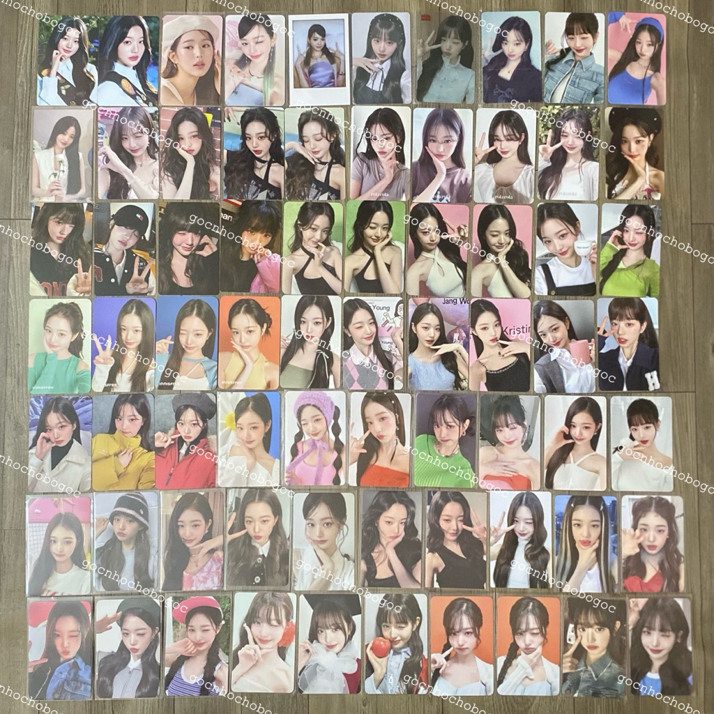 Photocard thẻ ảnh IVE Gaeul, Leeseo, Wonyoung, Liz, Yujin, Rei chính hãng