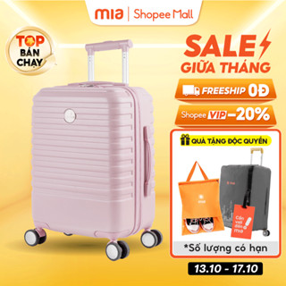 Vali Kéo MIAvn Du Lịch Pisani REITO - Size 20/24/28, Nhựa PC/ABS Sêu Bển, Khoá Đôi Nới Rộng, Cổng Sạc USB Hiện Đại