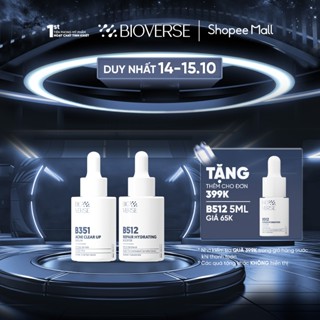 Bioverse Bộ Đôi Tinh Chất B512 Repair Hydrating Booster 30ml Và Tinh chất B351 Acne Clear Up 30ml Hỗ Trợ Cải Thiện Độ Ẩm