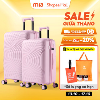 [COMBO SIÊU BỀN ] Combo 2 Vali Kéo MIAvn Larita LENA - Size 20/24/28, Nhựa PP Đàn Hồi, Hạn Chế Bể Vỡ, Bảo Hành Trọn Đời