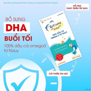    Tích điểm + Tặng tem   Avisure DHA Smart Kids – Bổ sung DHA cho trẻ 6–12 tháng hỗ trợ phát triển não bộ tăng trí nhớ 