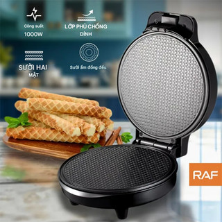 Máy Làm Vỏ Ốc Quế, Nướng Bánh Ốc Quế RAF 1000W [BH 12 Tháng]