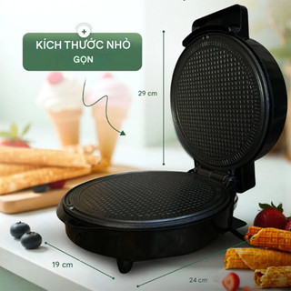 Máy Làm Vỏ Ốc Quế, Nướng Bánh Ốc Quế RAF 1000W [BH 12 Tháng]