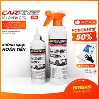 Tẩy ố kính ô tô chuyên dụng CARRINSE 1L/500ml/250ml, Làm sạch kính oto, tẩy cặn canxi, mốc kính, ố vàng, ố mờ, cặn nước