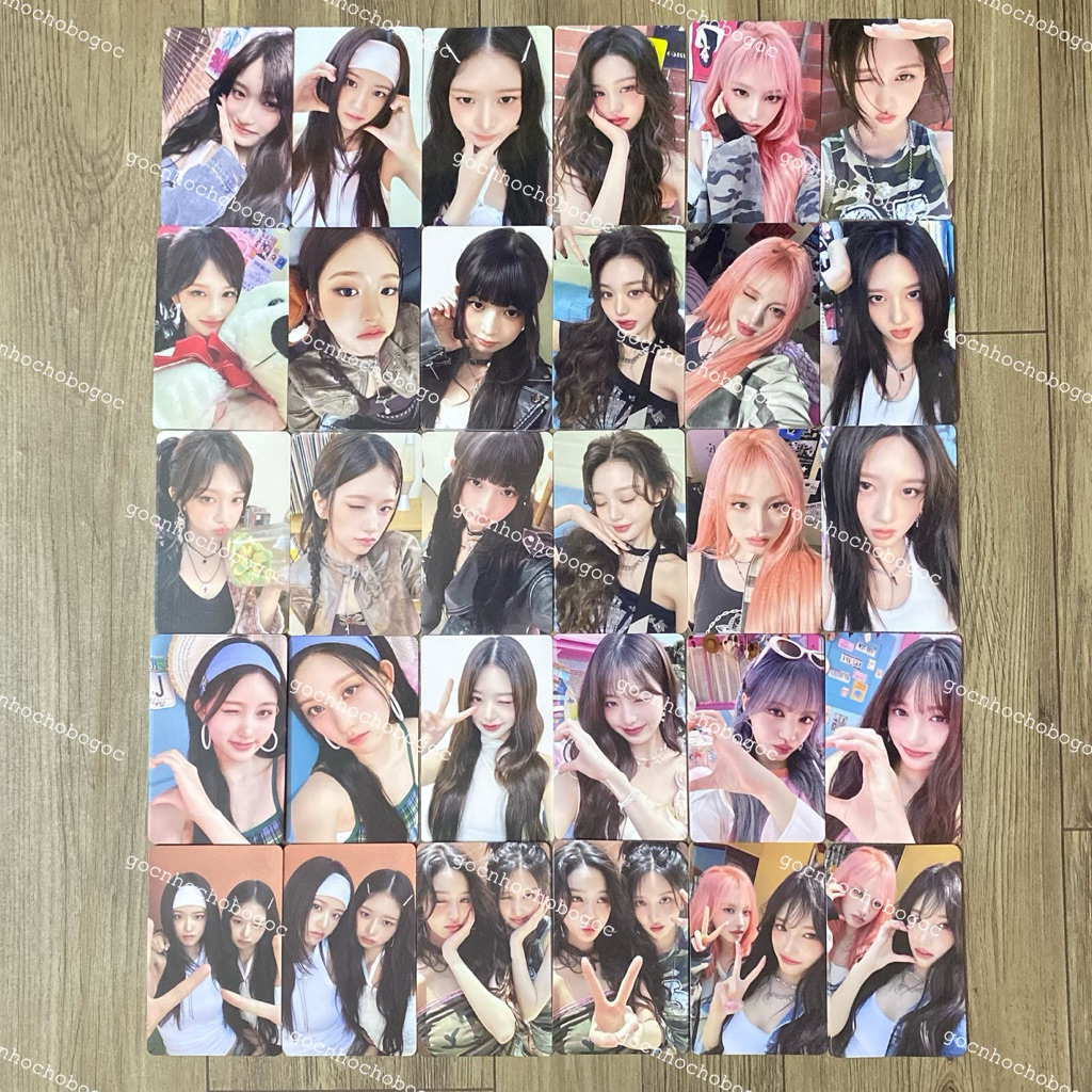 Photocard thẻ ảnh bo góc IVE Be Alright Japan Wonyoung, Liz, Yujin, Rei, Gaeul, Leeseo