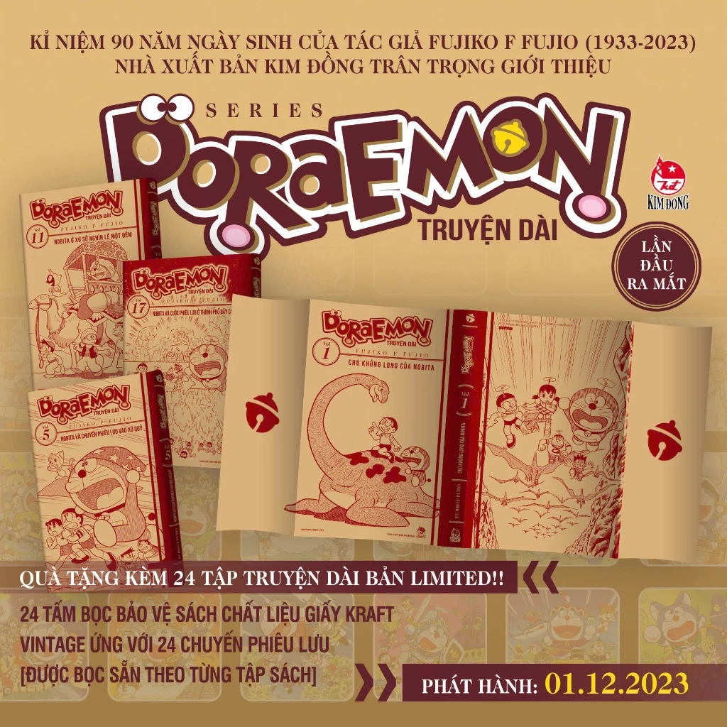 Truyện - Premium Boxset Doraemon Truyện Dài (Bộ 24 Tập) Full seal có DF nhẹ - NXB Kim Đồng
