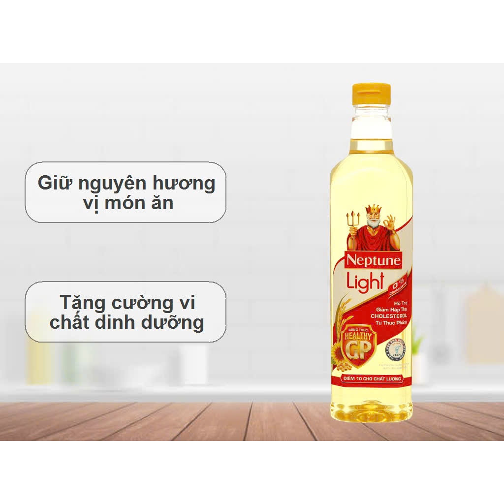 Dầu Ăn Neptune -Dầu Ăn Thực Vật 1 Lít , 2 Lít