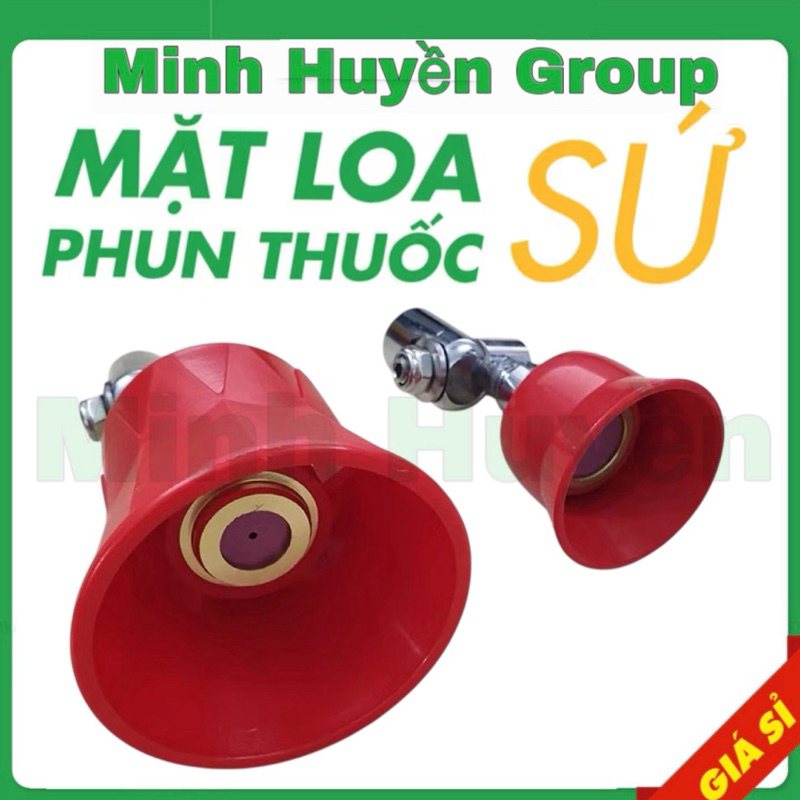 Béc loa mặt sứ xoay dùng phun thuốc, tưới nước xoay 360 độ mặt béc 1.5 ly | Béc phun xịt thuốc