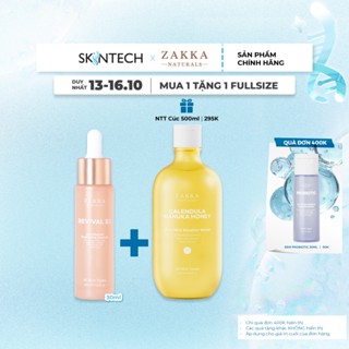 [13-16.10 MUA 1 TẶNG 1 FULL] Tinh Chất Revival B3 Zakka Naturals Hỗ Trợ Mờ Thâm Đỏ Và Sáng Đều Màu Da 30ml