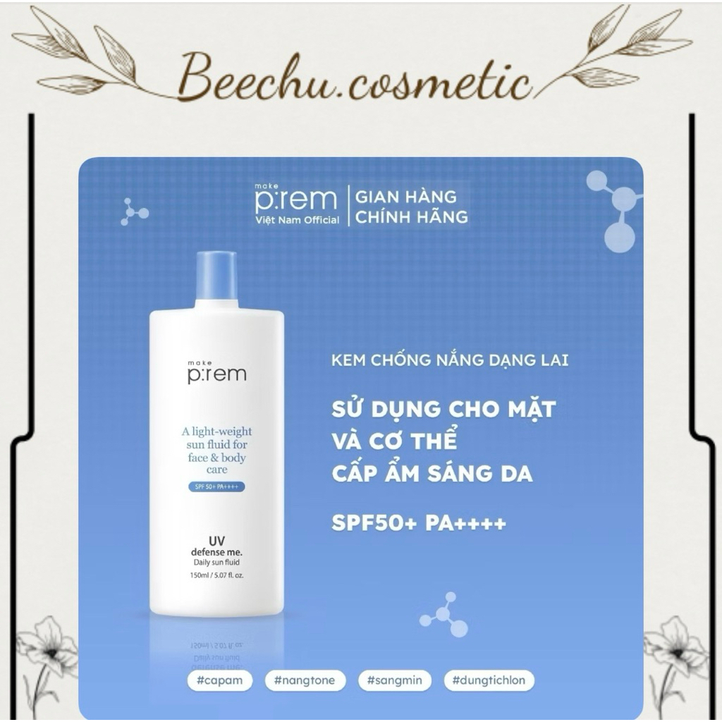 Kem chống nắng make prem