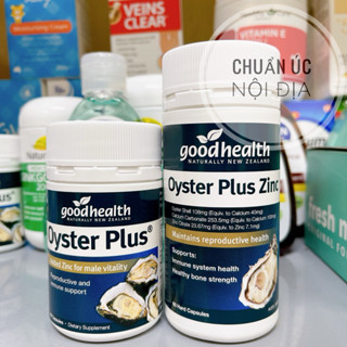 [Che Tên tế nhị] Viên uống tinh chất hàu Oyster Plus ZinC Goodhealth 60 viên (Hàu lùn/Hàu Cao)