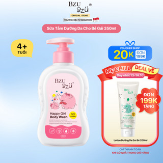 [ĐƠN 199K] Sữa Tắm Trẻ Em BZU BZU Happy Kids Body Wash & Happy Girl Body Wash Làm Sạch Dịu Nhẹ 200ml, 350ml