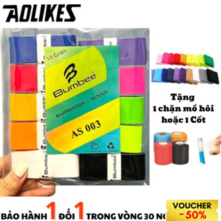 Combo 5-10 chiếc Quấn cán BUMBEE AS 003 quấn vợt Cầu Lông,Tennis,Pickleball êm tay,bám tay tốt