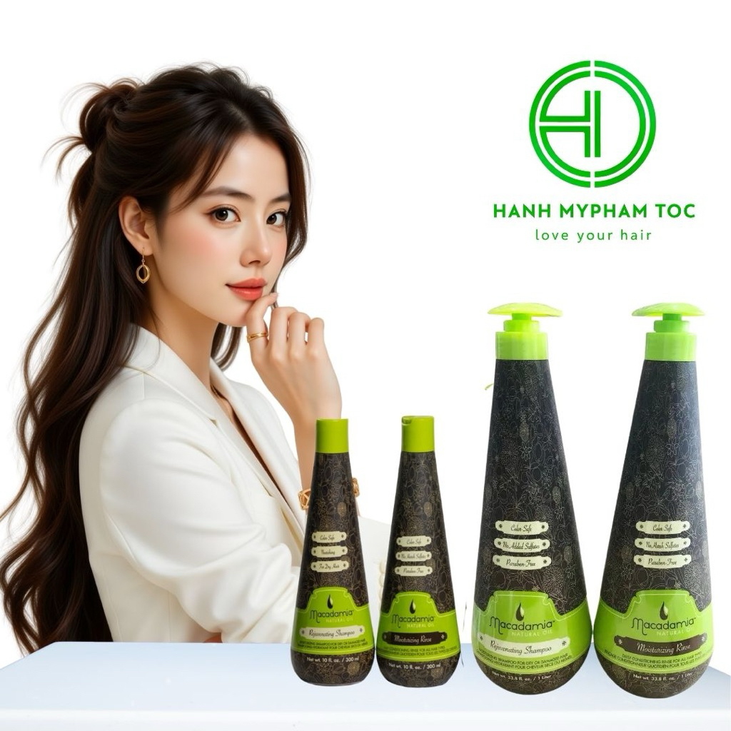 Dầu gội xả Macadamia trẻ hóa Rejuvenating 300ML 1000ml