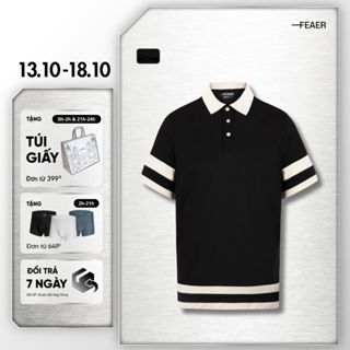 Áo Polo Nam STIL Cổ Bẻ, Tay Ngắn Phối Sọc Sang Trọng, Vải Cotton Micro Thấm Hút Tốt, Thanh Lịch, Dễ Mặc - FEAER