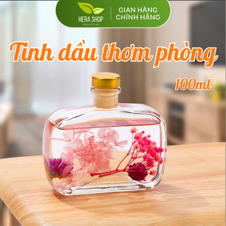  Lọ Khuếch Tán Tinh Dầu Thơm Phòng Nước Hoa 100ML Để Phòng Thơm Phòng Ngủ Tán Hương Thiên Nhiên KT02 