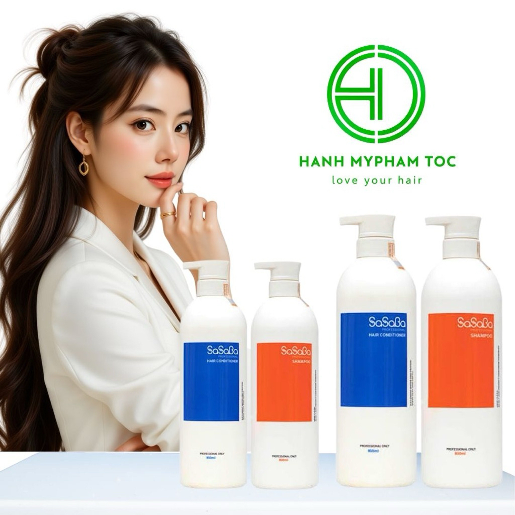 CẶP DẦU GỘI XẢ SASABA PLUS TRÒN VÀ EXTRA VUÔNG 500ml - 800ml