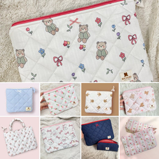 Bao đựng chống sốc laptop/ipad/kindle may theo số đo riêng 1 ngăn handmade BICHUBI STUDIO (inbox kích thước máy,vải)