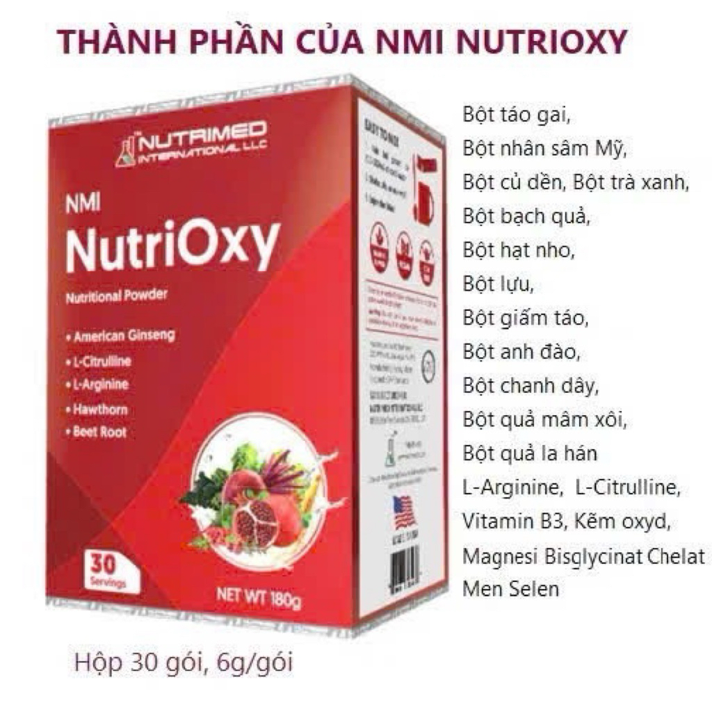 Năng lượng cho ngày mới với nutrioxy NMI.tặng 1 gói nhỏ  ghch01