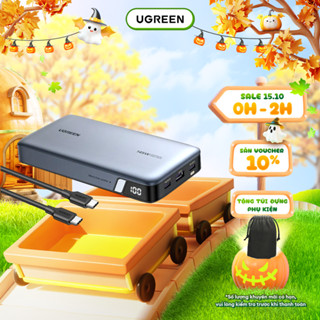 Bộ pin sạc dự phòng 25000mAh/20000mAh 145W/100W UGREEN | Cổng sạc nhanh USB-C | 3 cổng | BH 18 tháng 1 đổi 1 90597A