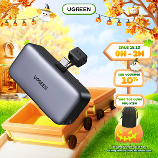 Pin sạc dự phòng Ugreen PB503 35338 5000mAh | Sạc nhanh 22.5W | Tích hợp USB Type C Male/Female | Chính hãng - BH 18T