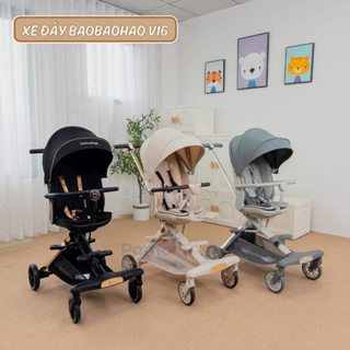  Xe đẩy V16 Baobaohao ngửa lưng gấp gọn tiện lợi cho bé từ sơ sinh 