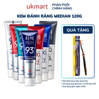 Kem Đánh Răng MEDIAN DENTAL IQ 93% 120g - MEDIAN GUM SCIENCE 87% - 93% 120g