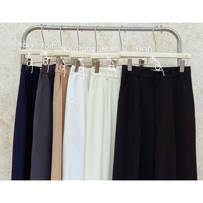 QUẦN TÂY LƯNG CAO DÁNG DÀI  MÀU ĐEN CHẤT CHÉO HÀN DÀY DẶN KHÔNG NHĂN SIÊU ĐẸP ĐỦ SIZE | BigBuy360 - bigbuy360.vn