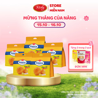 Combo Bánh mì hoa cúc ngàn lớp Festa Richy túi 3 bánh, HSD 35 ngày từ NSX, KH cân nhắc khi đặt SLL