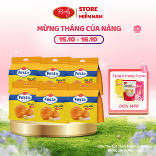 [ƯU ĐÃI LIVESTREAM] Combo 6 bánh mì hoa cúc ngàn lớp Fe'sta Richy 3 bánh/túi, HSD 35 ngày từ NSX, KH cân nhắc LIVESTREAM