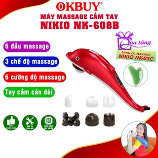 Máy massage cầm tay cá heo 6 đầu Nikio NK-608B - Điện tử | OKbuy