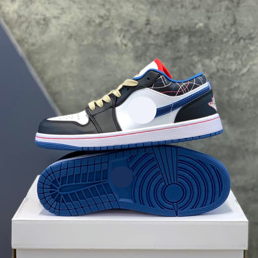 Giày Nike Air Jordan 1 Low 'sashiko' hottrend, Giày Sneaker cổ thấp đủ size nam nữ đủ bill box.