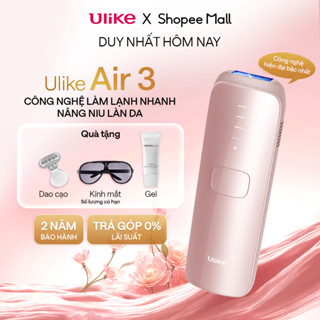Máy triệt lông Ulike Air 3 công nghệ làm mát Ice Cooling IPL Sapphire Hồng