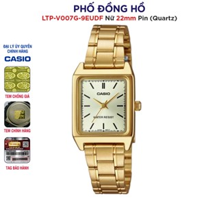 Đồng hồ nữ dây kim loại Casio chính hãng Anh Khuê LTP-V007G-9EUDF