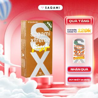 Bao cao su Sagami Feel Up bcs gai nhỏ hộp 10 chiếc