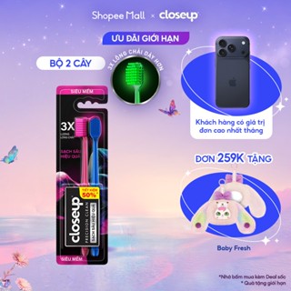 Bộ 2 Cây Bàn chải Closeup Precision Clean siêu mềm