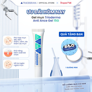 Gel Giảm Mụn Và Thâm Trioderma Anti Acne Gel 15g