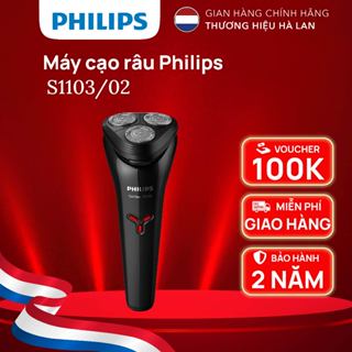  Máy Cạo Râu Du Lịch Cầm Tay PHILIPS S1103  02 Cạo Râu Dễ Dàng Êm Ái Bảo Hành Chính Hãng 24 Tháng 