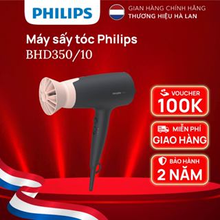 Máy Sấy Tóc PHILIPS BHD350/10, Công Suất 2100 W, Cung Cấp ion Chăm Sóc Tóc, Bảo Hành Chính Hãng 24 Tháng