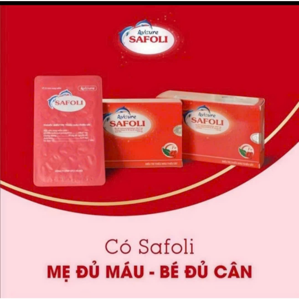 Avisure Safoli - Bổ sung sắt & acid folic cho bà bầu