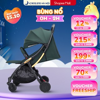 Xe đẩy gấp gọn cho bé Chilux D23 - Giảm rung lắc tối đa, bảo hành chính hãng 3 năm