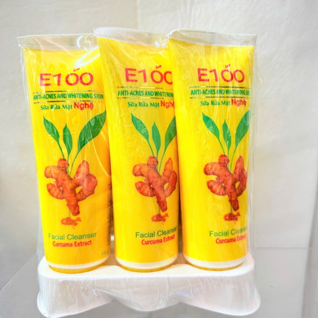 Sữa rửa mặt nghệ E100 100G