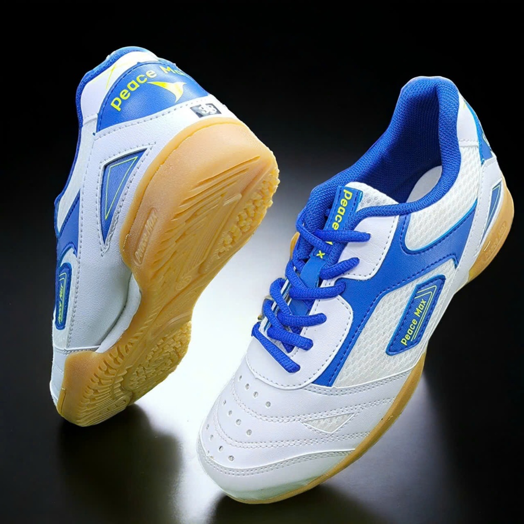 Giày Asia, Peace Max - Giày Cầu Lông, Bóng Chuyền, Bóng Bàn,Đế Kép EVA Thoáng Khí Khâu Đế Chống Trơn