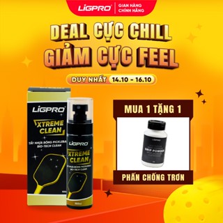 Xịt Vệ Sinh Vợt Pickleball Xtreme Clean LIGPRO 100ml Loại Bỏ Nhựa Bóng Cứng Đầu, Giữ Vợt Như Mới