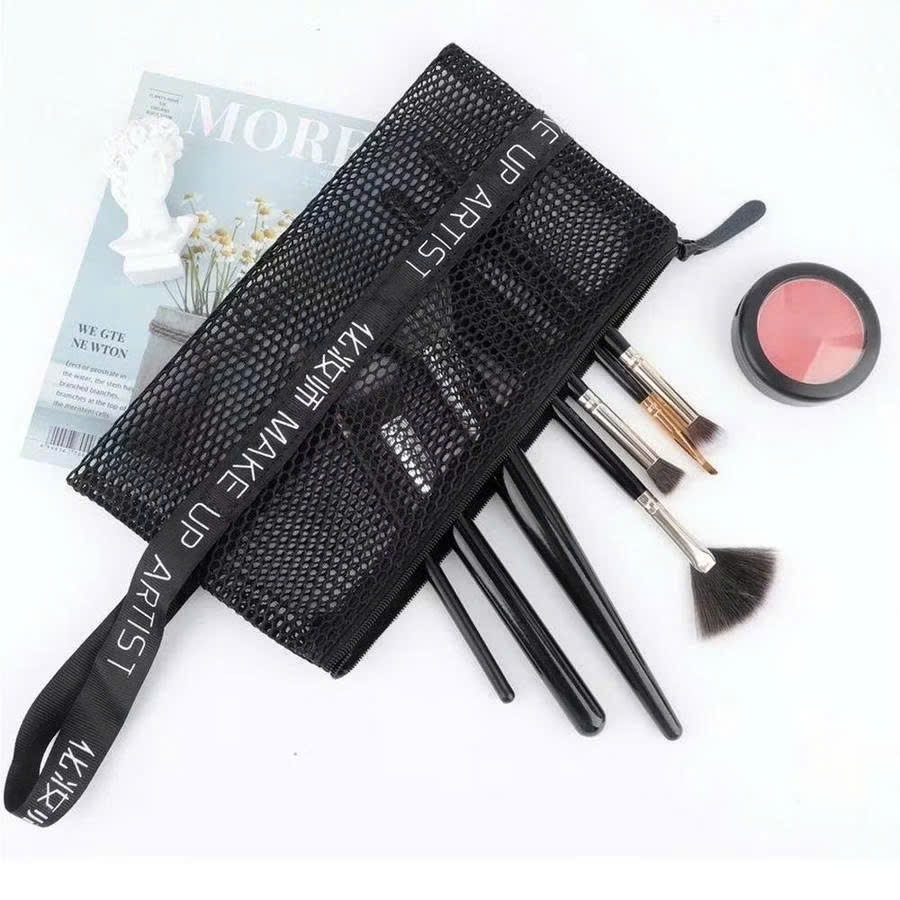 Túi lưới đựng cọ makeup, túi đựng đồ trang điểm, đựng bông mút siêu tiện lợi G3COSMETICS