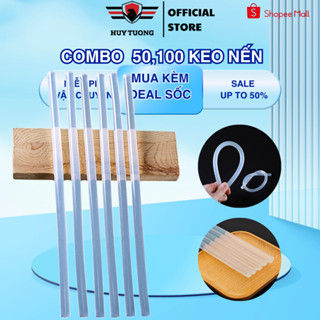 Sỉ combo 50 cây keo nến silicon loại to và keo nến silicon nhỏ cao cấp - Huy Tưởng